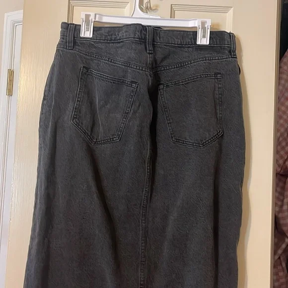 Abercrombie & Fitch Charcoal Denim Skirt - Picture 4 of 6